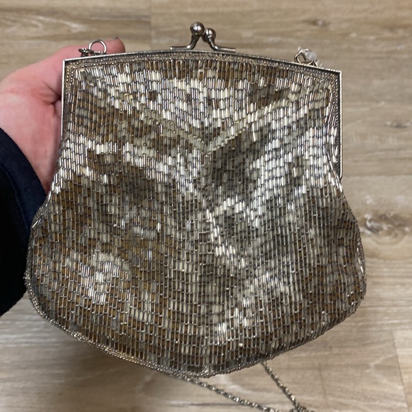 Vintage Elegant Beaded Evening Bag - Picture 6 of 6